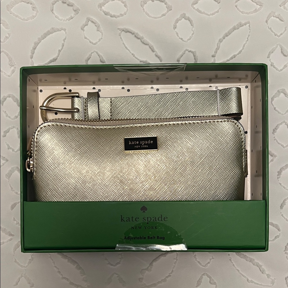 Kate Spade ♠️ Gold Belt Bag